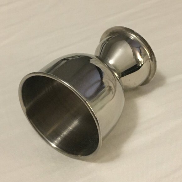 Handmade Felted Wool Owl Egg Cozy with Metal Egg Cup - Picture 7 of 13